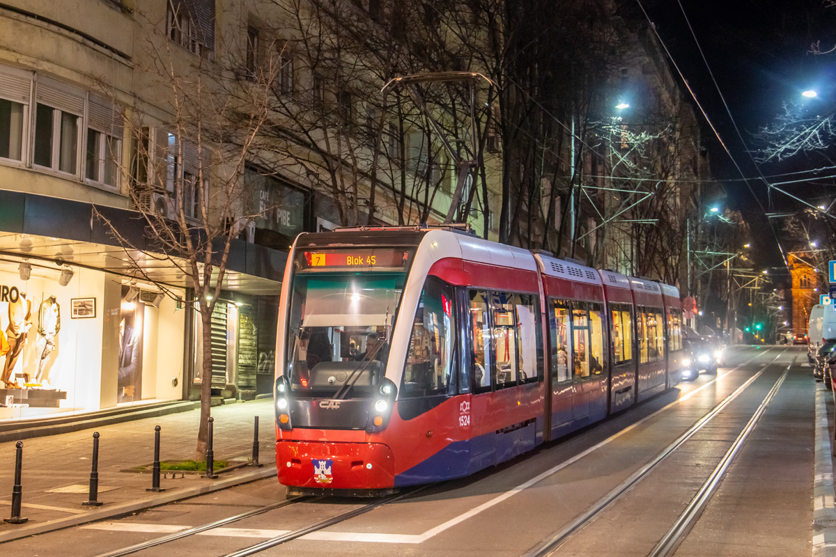 Белград, CAF Urbos 3 № 81524 (1524)