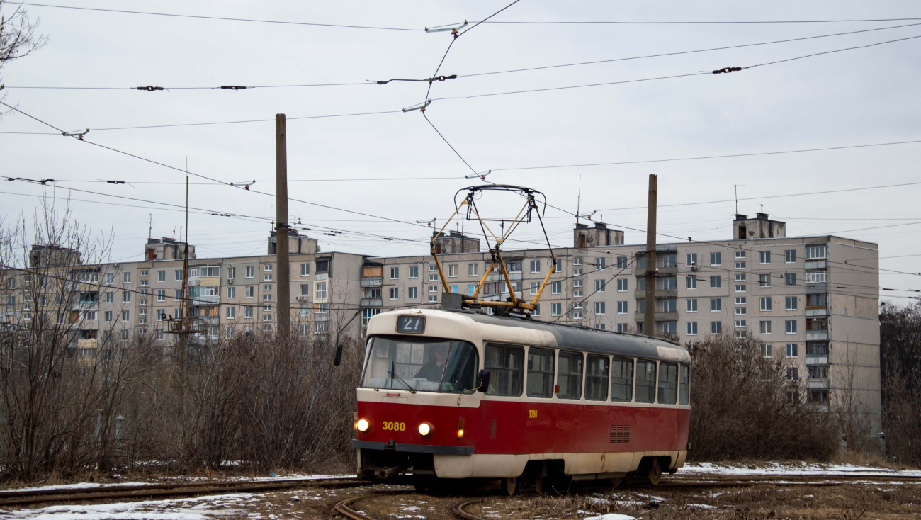 Харьков, Tatra T3SUCS № 3080
