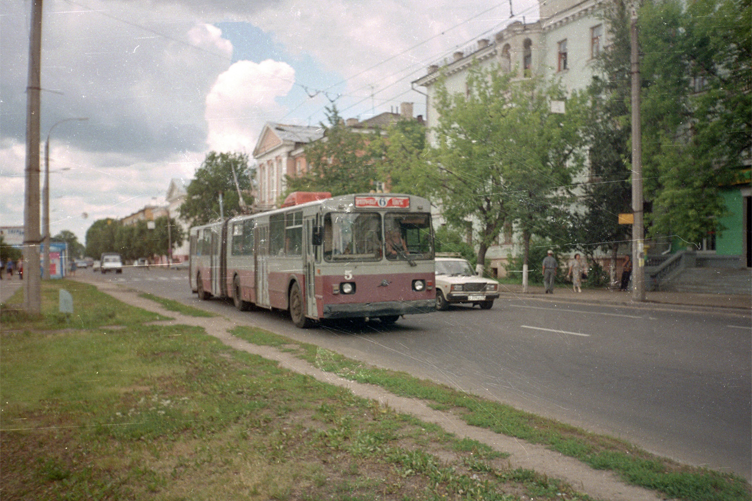 Тверь, ЗиУ-683Б [Б00] № 5; Тверь — Тверской троллейбус в начале 2000-х гг. (2002 — 2006 гг.); Тверь — Троллейбусные линии: Заволжский район