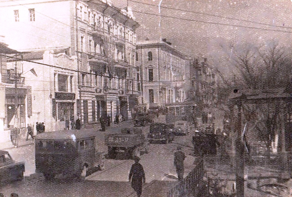 Владивосток — Исторические фотографии — трамвай (1946-1970)