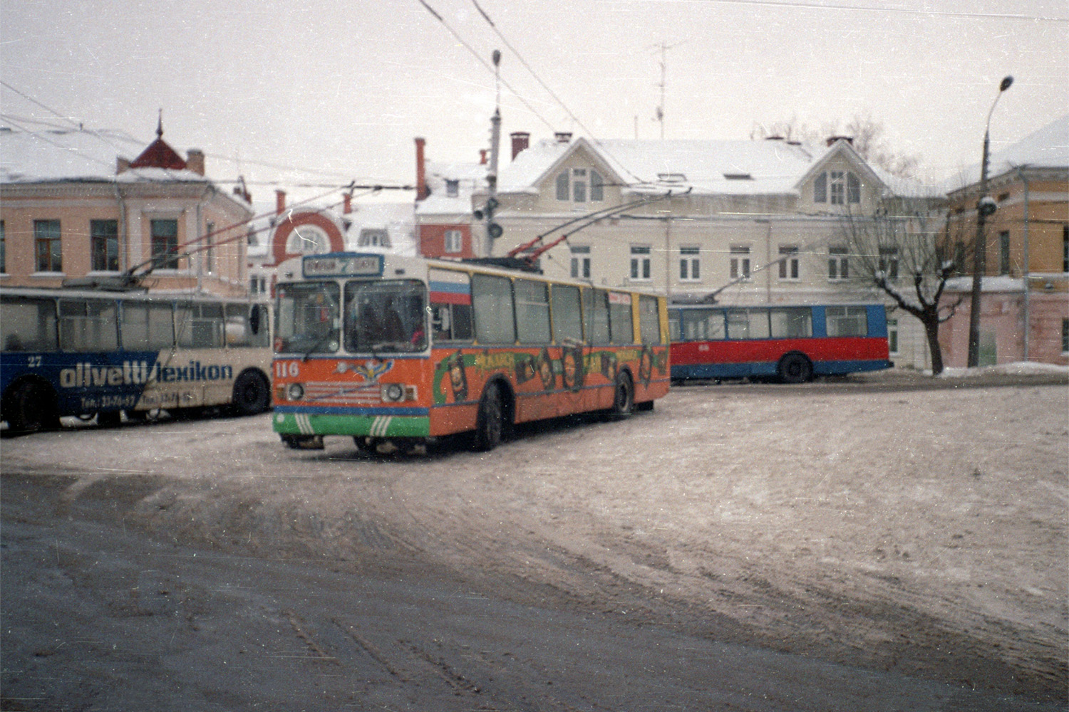 Tver, ZiU-682V-012 [V0A] N°. 116; Tver — Trolleybus terminals and rings; Tver — Tver trolleybus at the turn of the XX and XXI centuries (2000 — 2001)