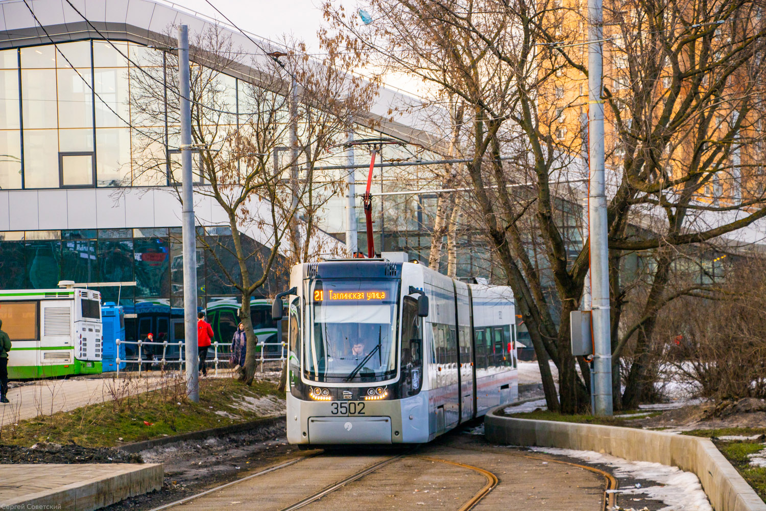 Москва, 71-414 (Pesa Fokstrot) № 3502