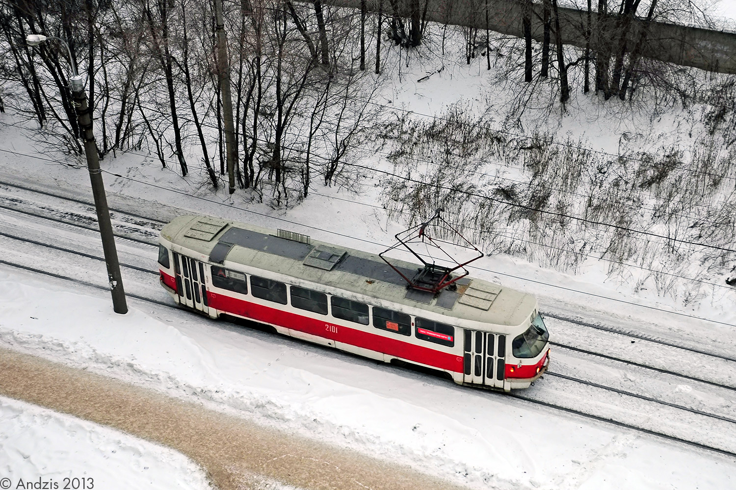 Самара, Tatra T3SU (двухдверная) № 2101