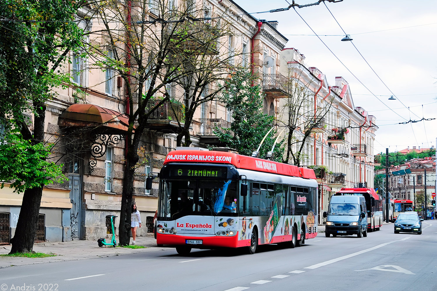 Вильнюс, Solaris Trollino II 15 AC № 1681