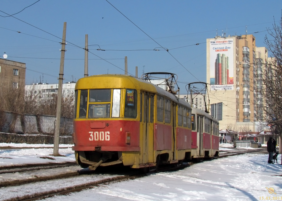 Харьков, Tatra T3SU № 3006