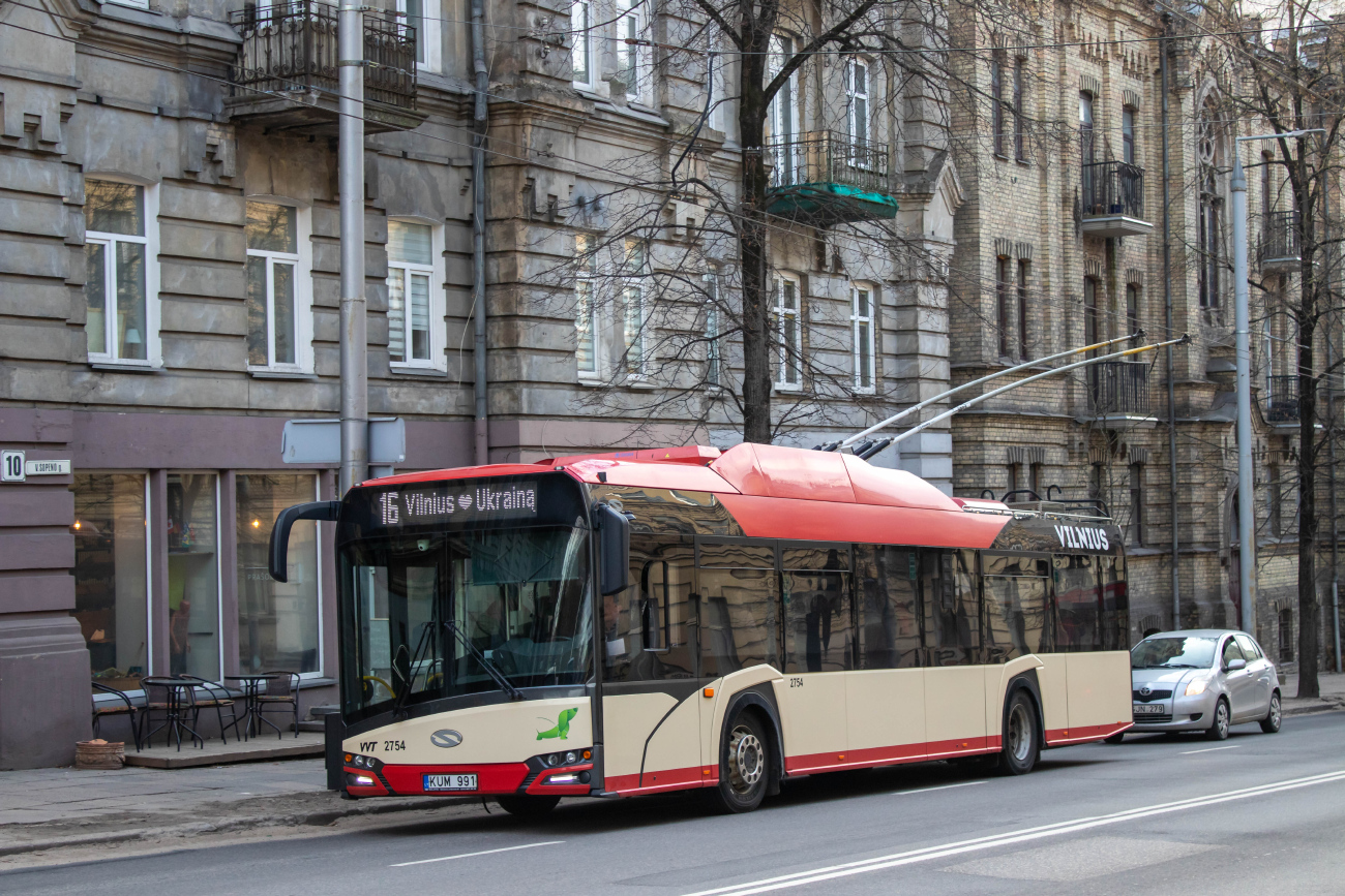 Вильнюс, Solaris Trollino IV 12 Škoda № 2754
