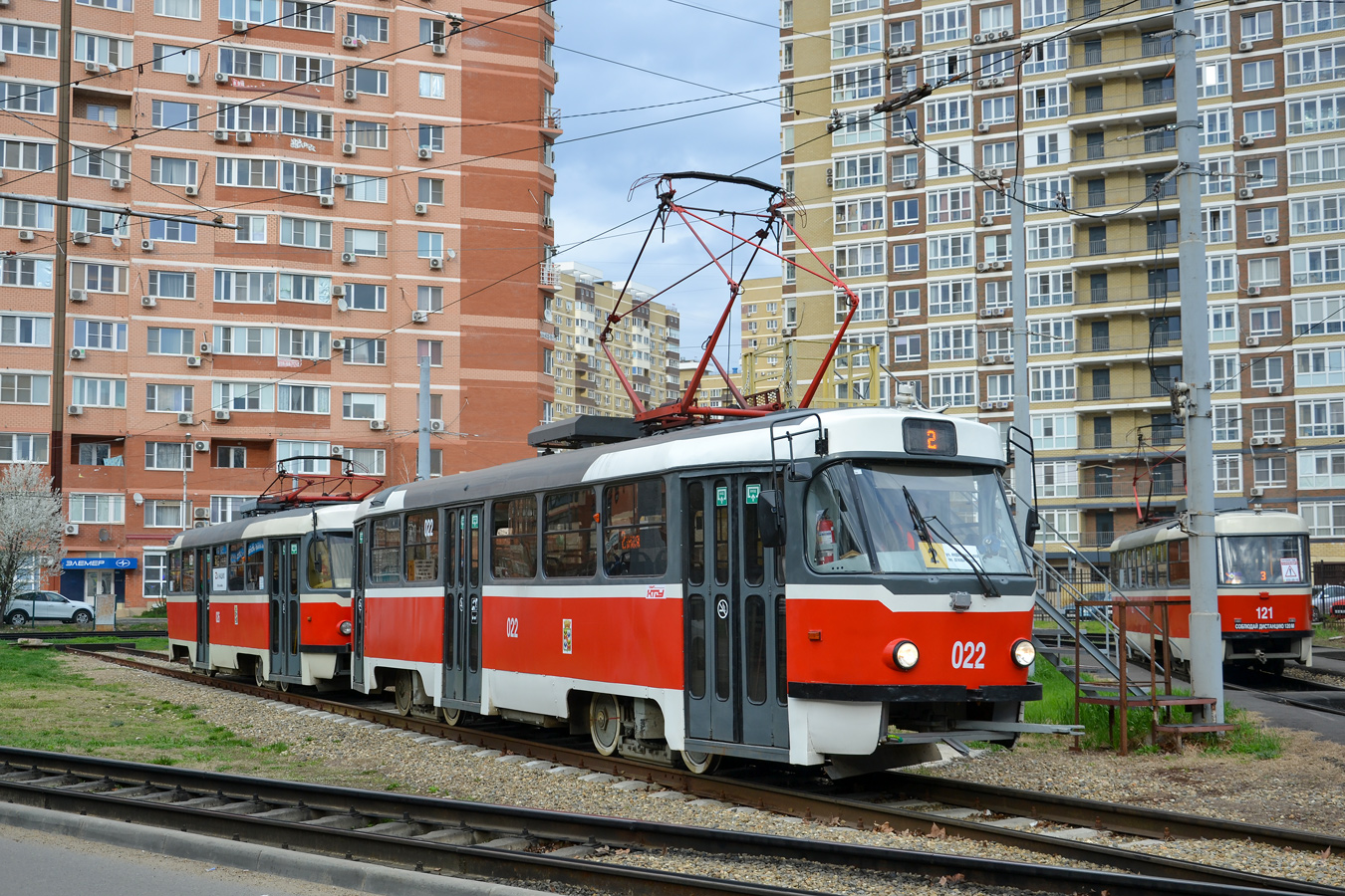 Краснодар, Tatra T3SU КВР ТРЗ № 022