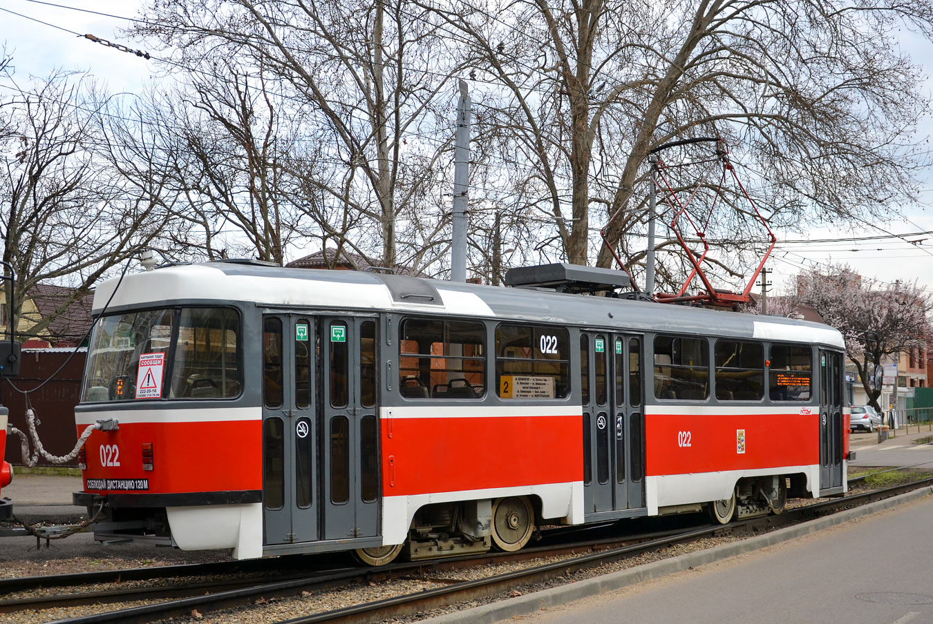 Krasnodar, Tatra T3SU GOH TRZ № 022