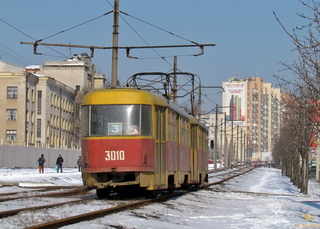 Харьков, Tatra T3SU № 3010