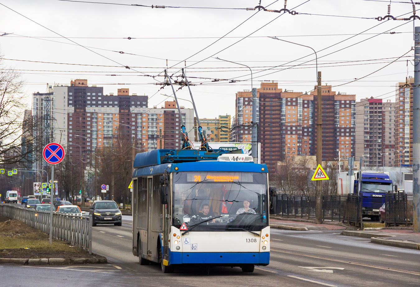 Санкт-Петербург, Тролза-5265.00 «Мегаполис» № 1308