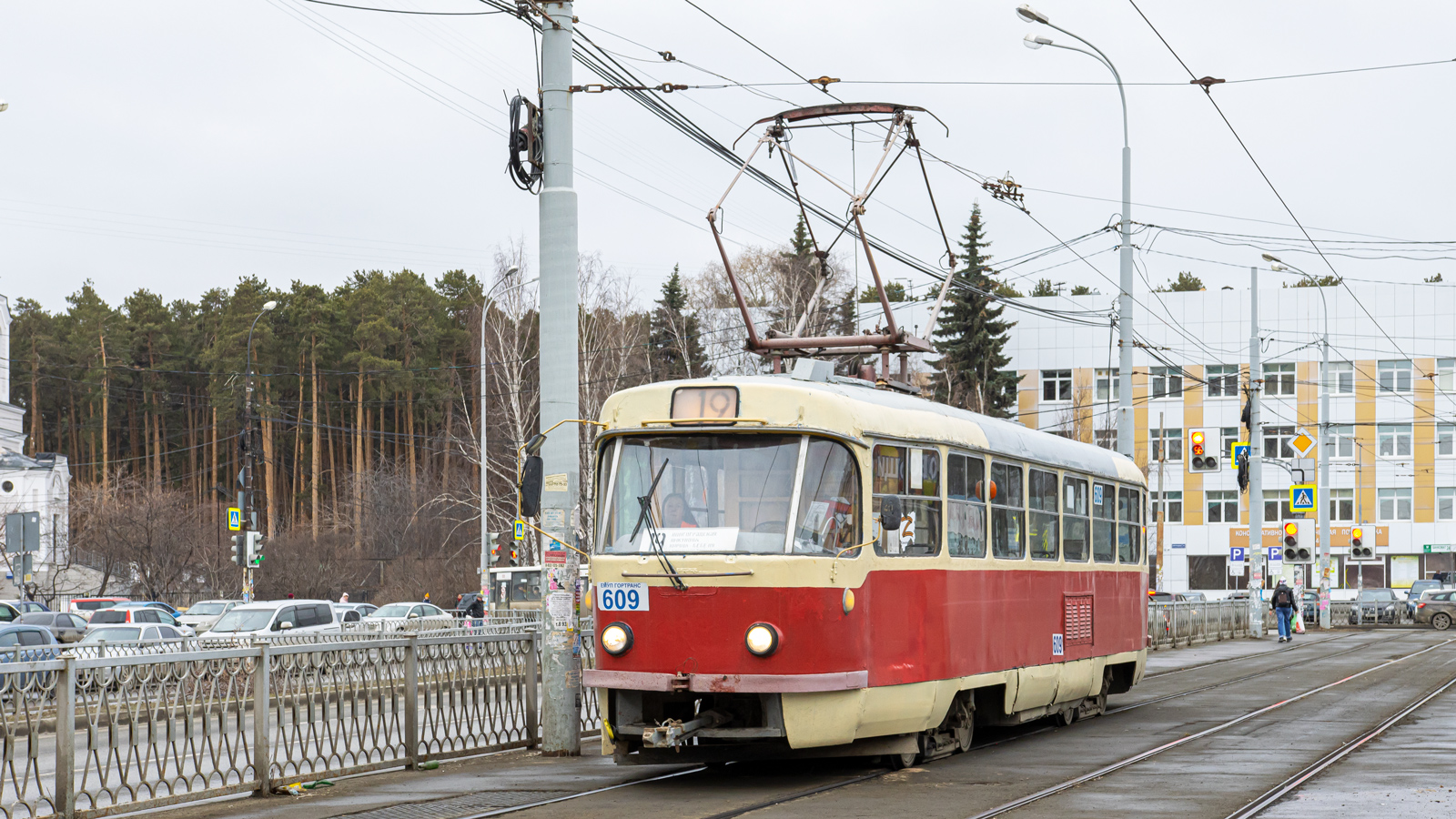 Екатеринбург, Tatra T3SU (двухдверная) № 609
