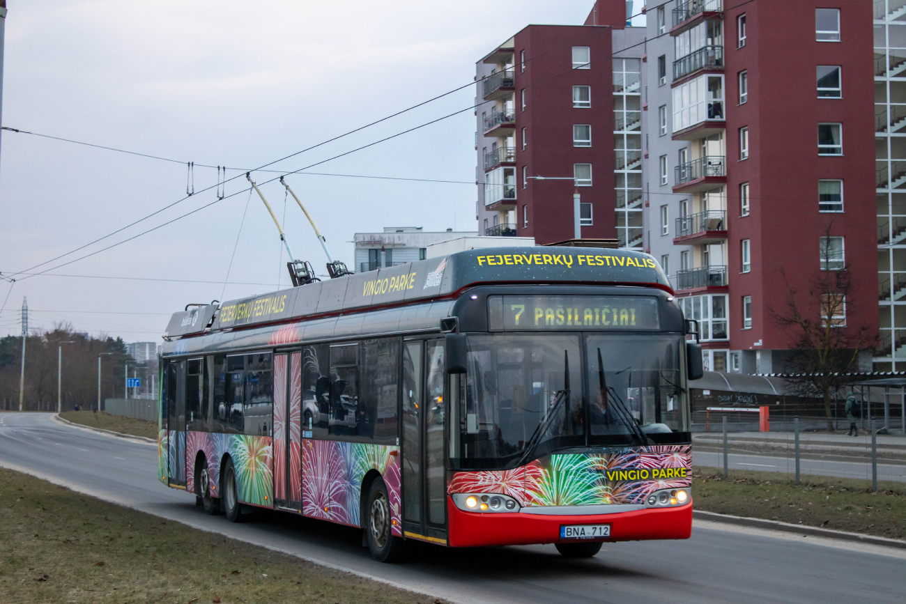 Вильнюс, Solaris Trollino II 15 AC № 2712
