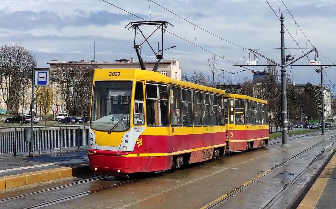 Лодзь, Konstal 805NaND № 2029
