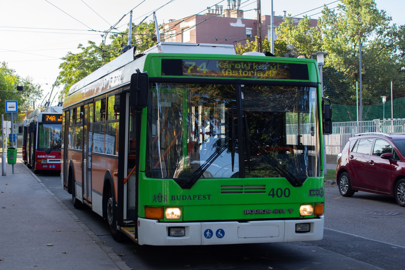 Будапешт, Ikarus 411T № 400