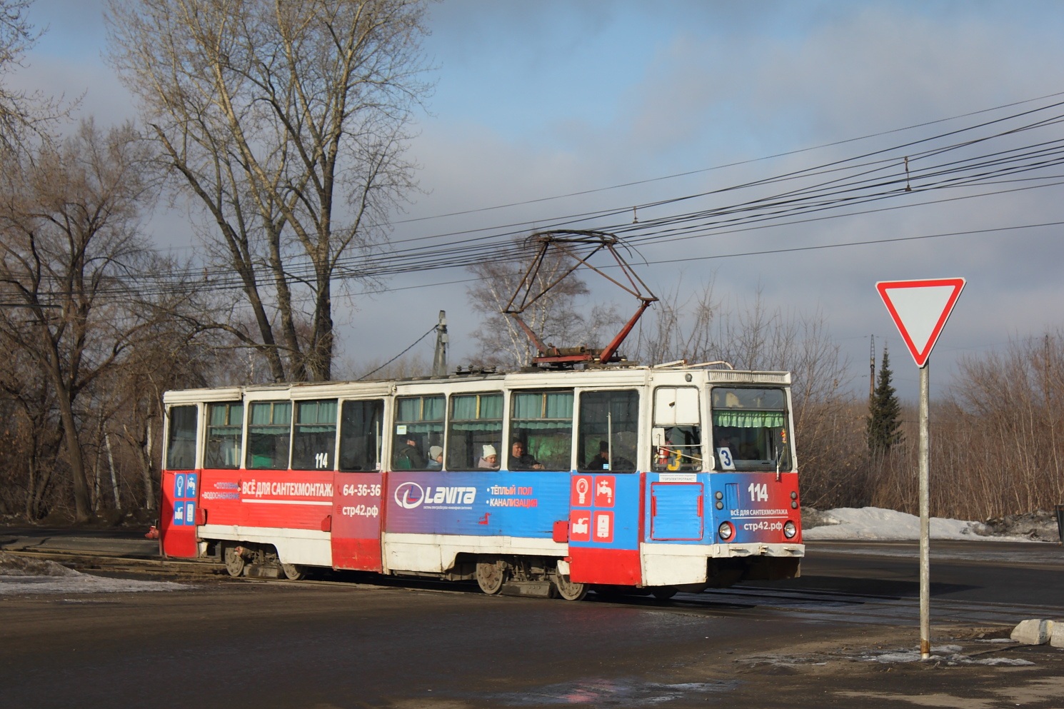 Прокопьевск, 71-605 (КТМ-5М3) № 114