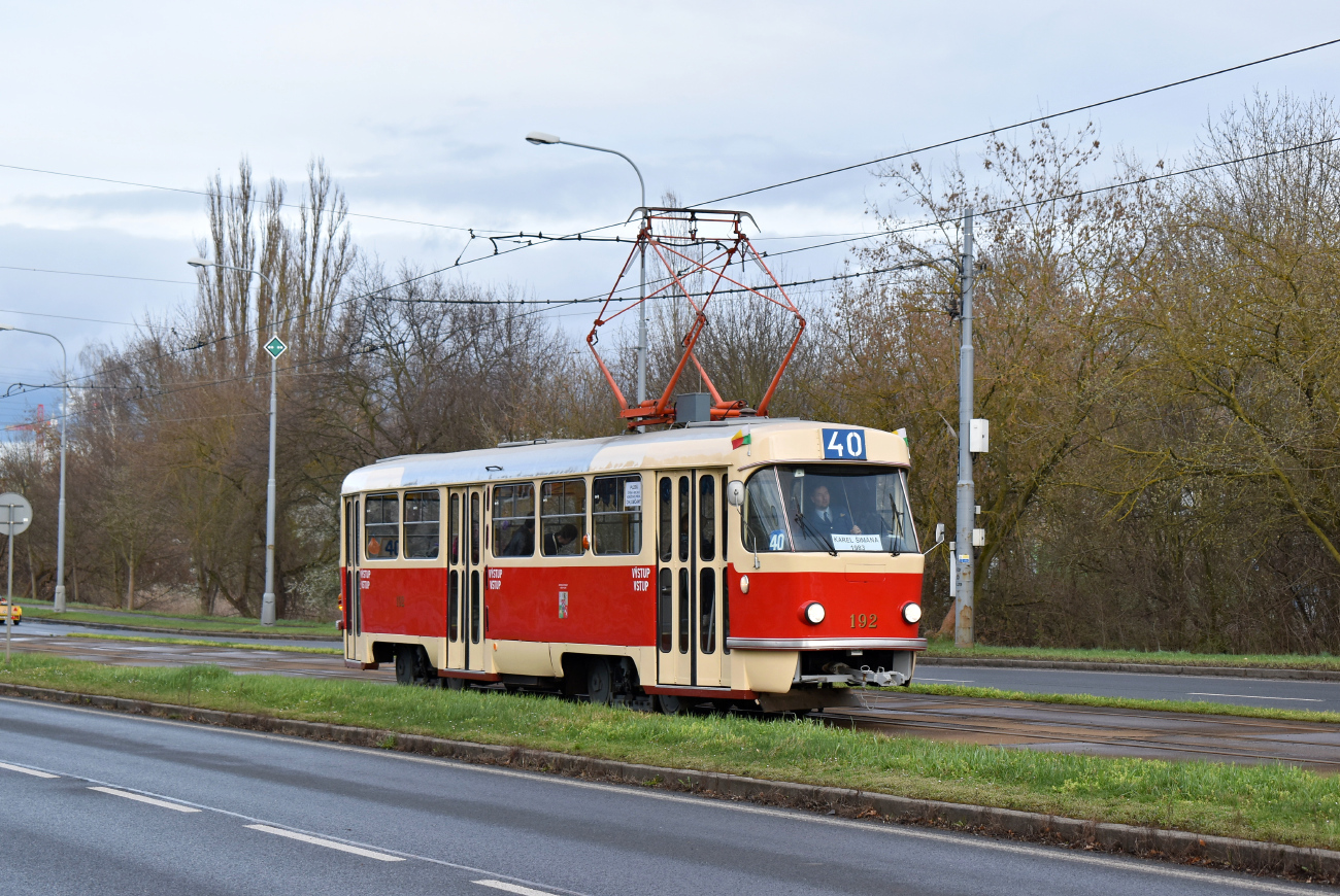 Пльзень, Tatra T3 № 192; Пльзень — Поездка на день рождения «Карел Шимана 40»