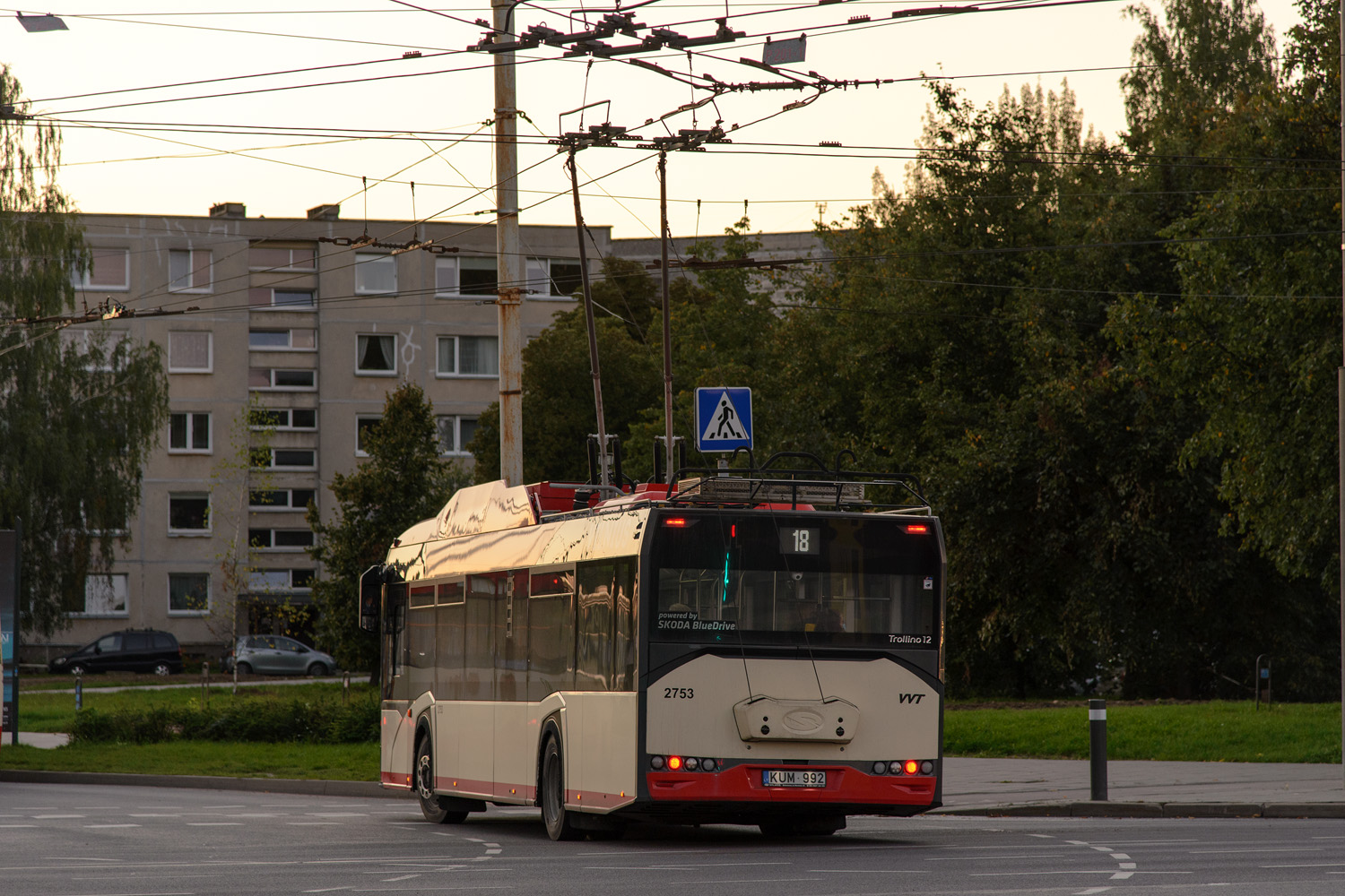 Вильнюс, Solaris Trollino IV 12 Škoda № 2753