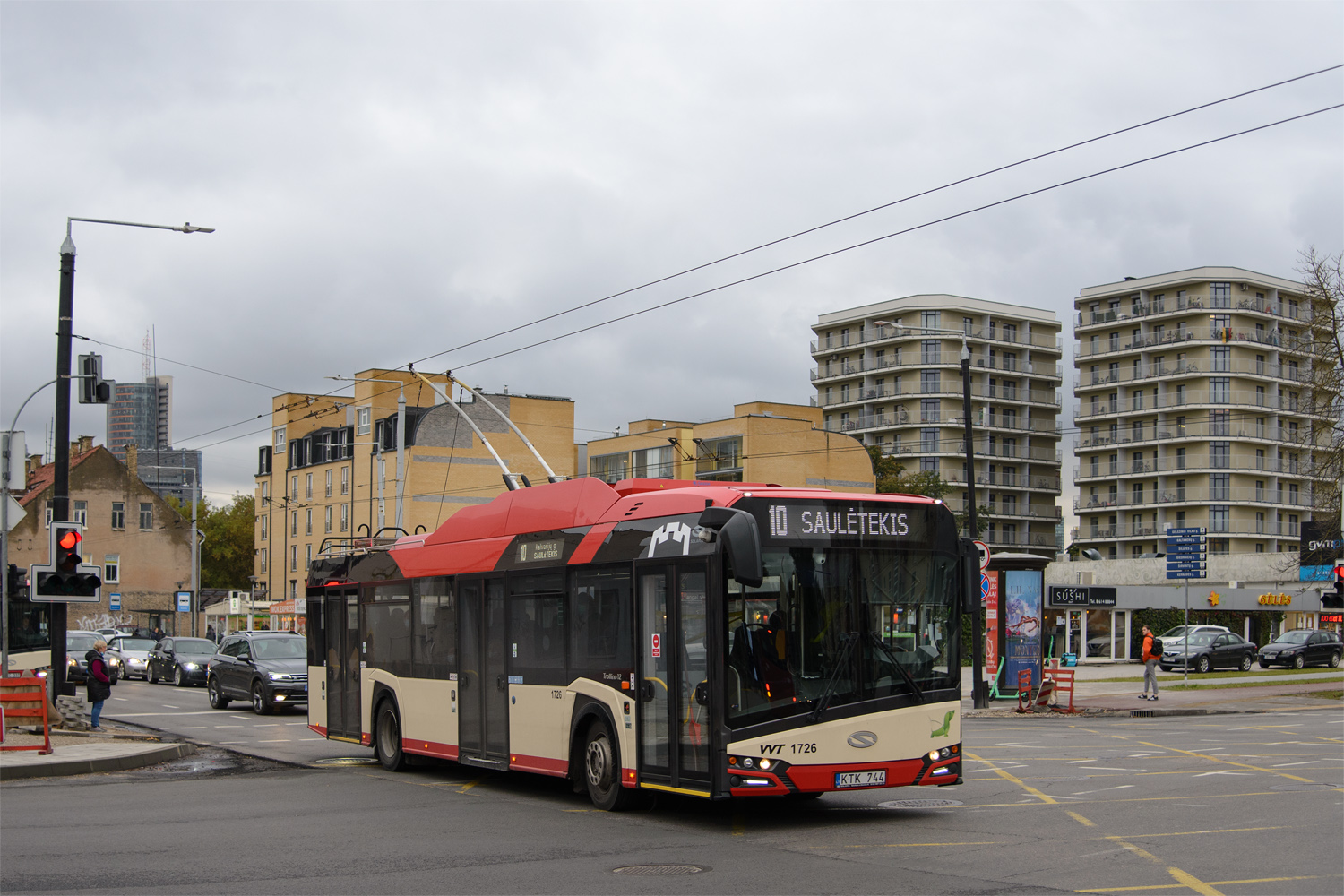 Вильнюс, Solaris Trollino IV 12 Škoda № 1726