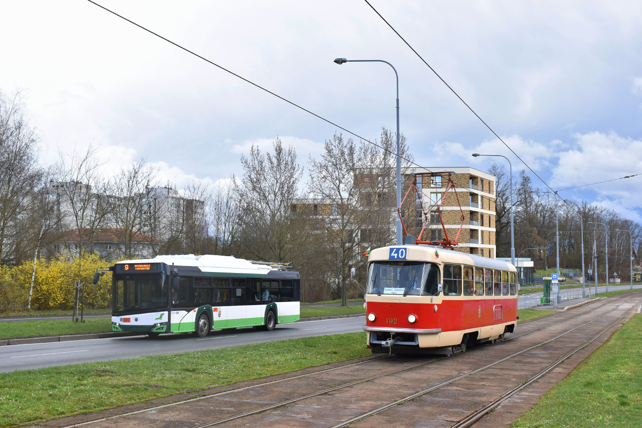 Пльзень, Škoda 26Tr Solaris IV № 597; Пльзень, Tatra T3 № 192; Пльзень — Поездка на день рождения «Карел Шимана 40»; Пльзень — Рекламная линия № 9 в Лохотине