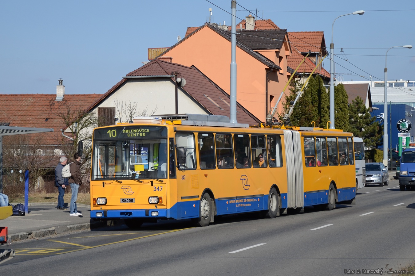 Zlín, Škoda 15Tr13/6M № 347