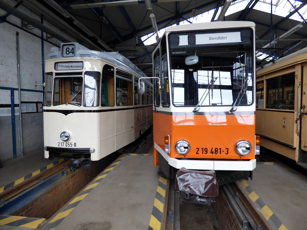 Берлин, Tatra KT4D № 219 481-3; Берлин, Reko TE59 № 217 055-8