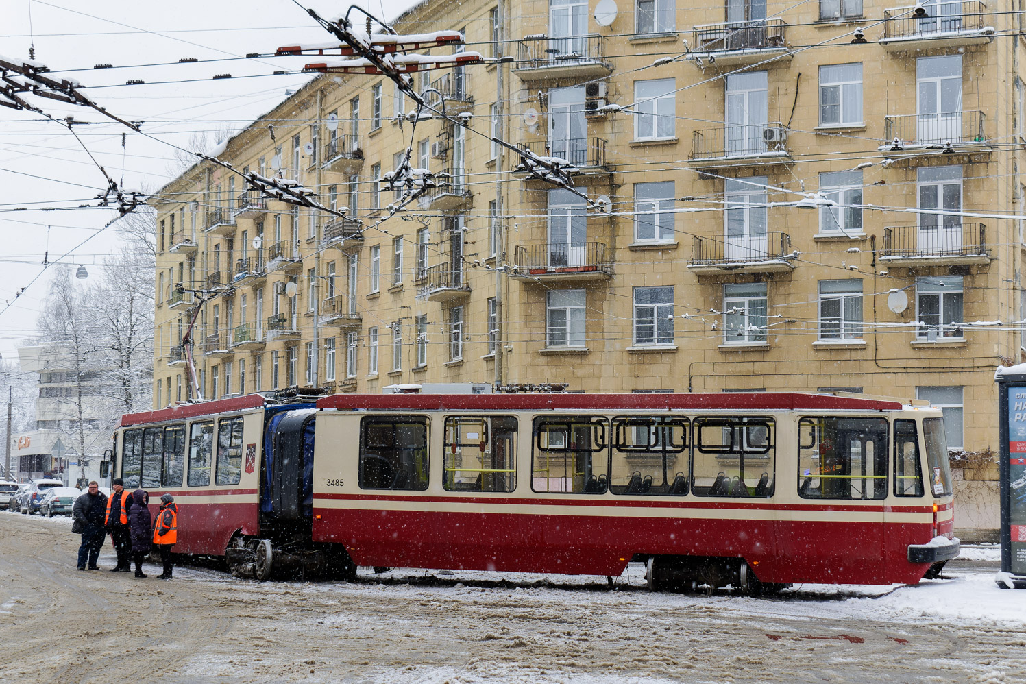Saint-Petersburg, LVS-86M2 № 3485; Saint-Petersburg — Incidents
