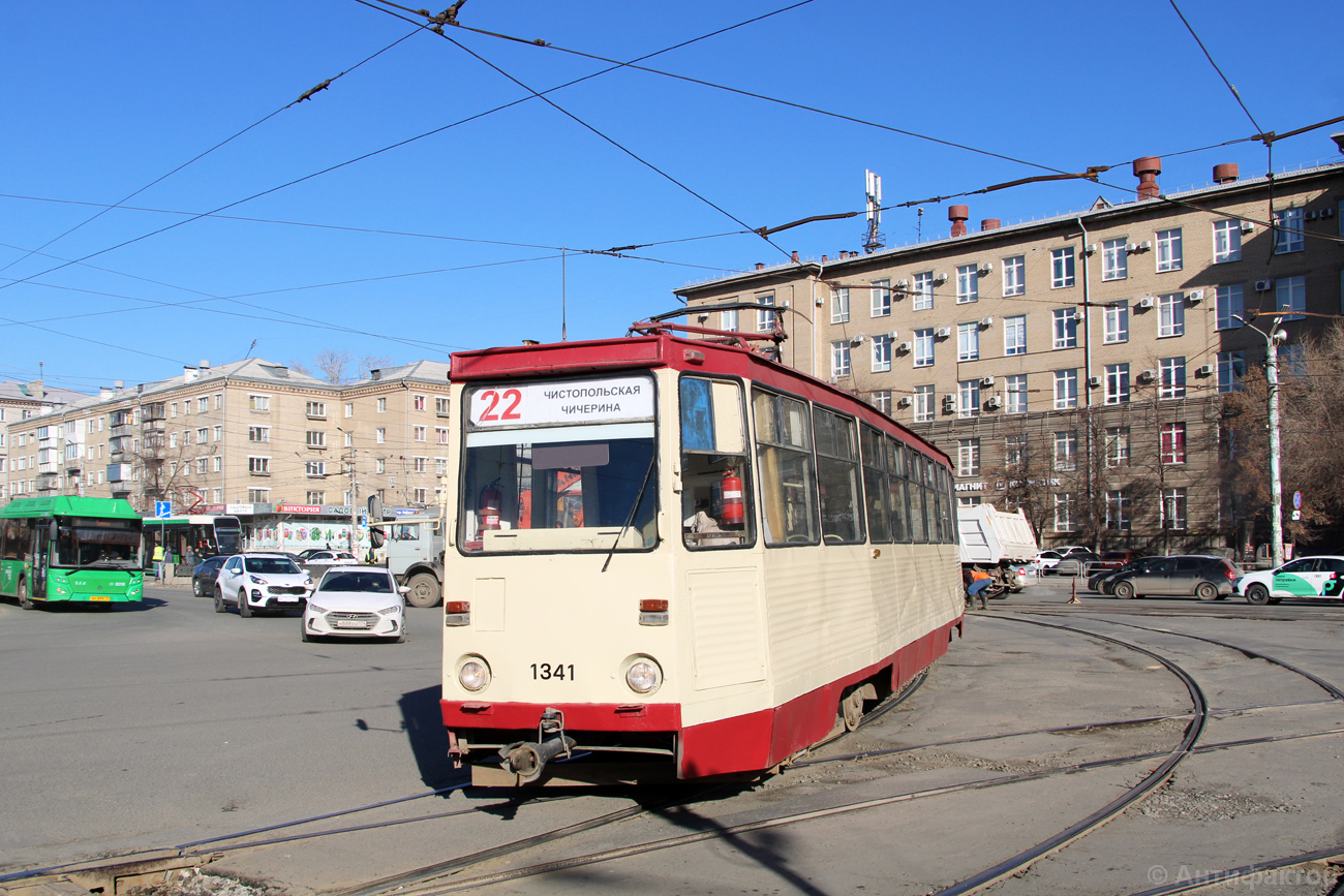 Челябинск, 71-605 (КТМ-5М3) № 1341; Челябинск — Происшествия