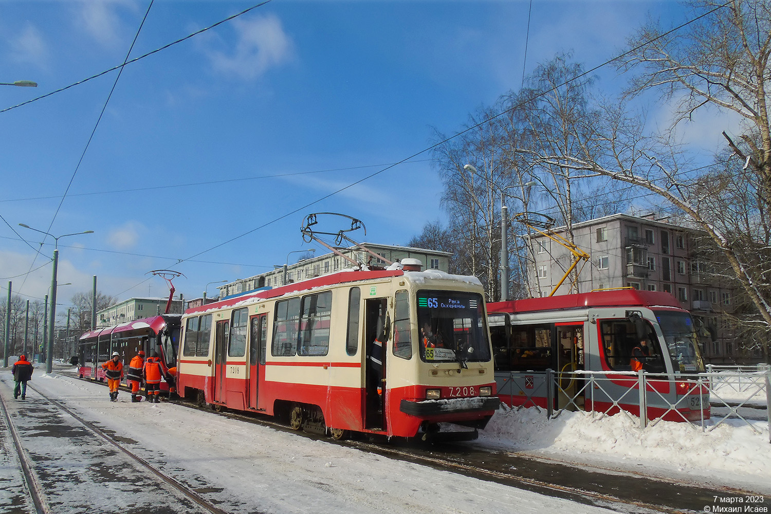 Санкт Петербург, 71-134К (ЛМ-99К) № 7208; Санкт Петербург — Происшествия Санкт Петербург, 71-134К (ЛМ-99К) № 7208; Санкт Петербург — Происшествия