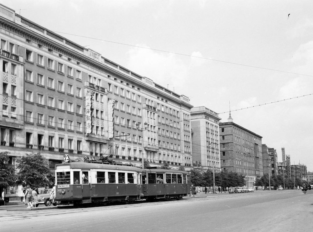 Варшава, DWF F № 362; Варшава, Konstal ND № 1759