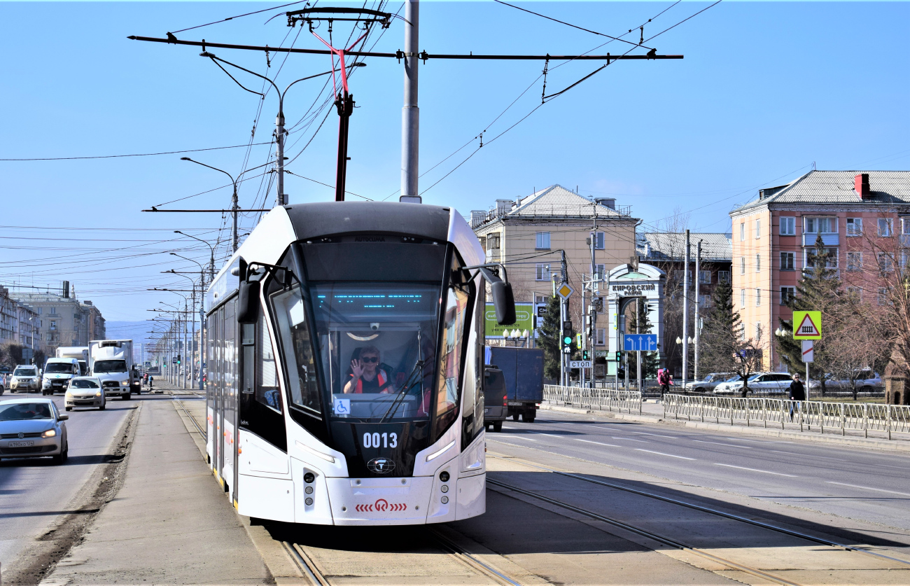 Красноярск, 71-911ЕМ «Львёнок» № 0013