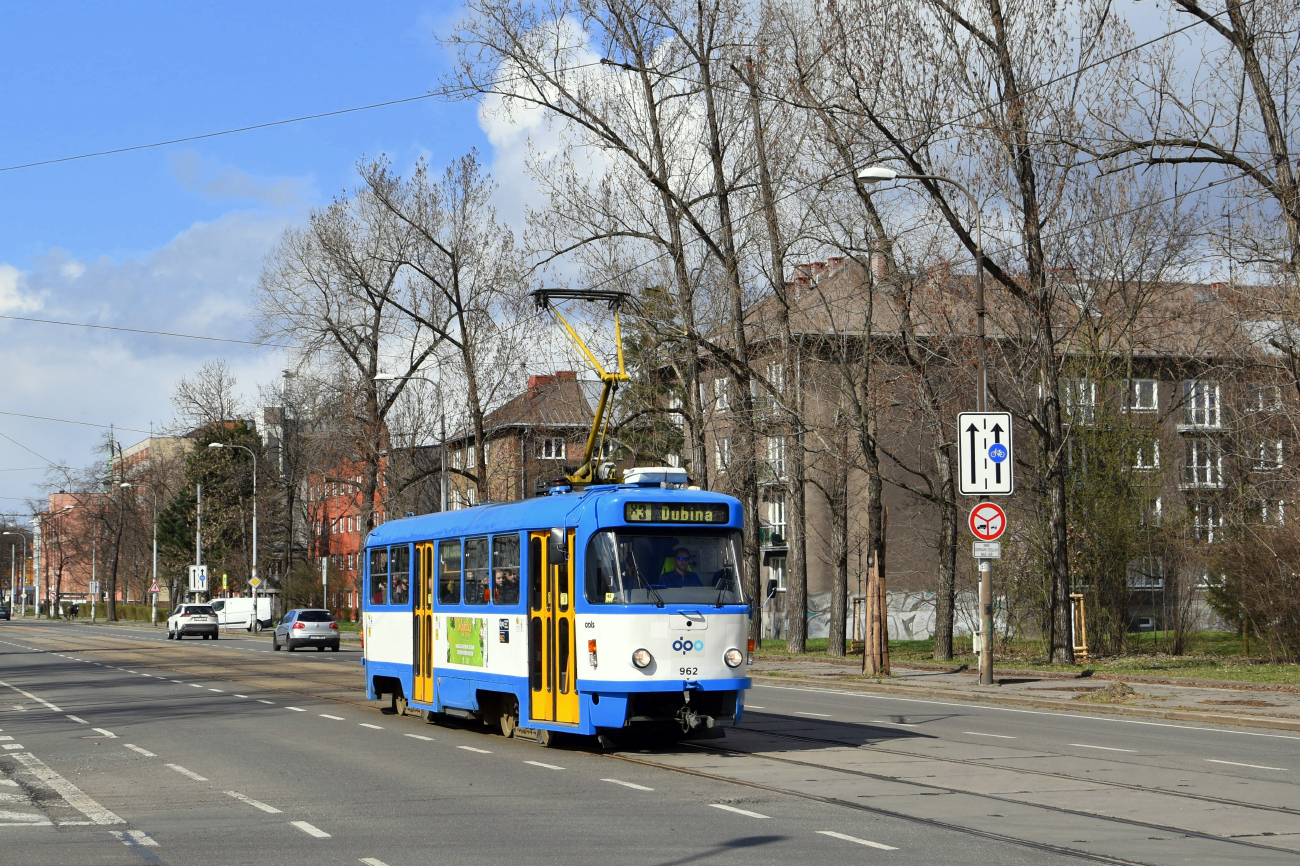 Острава, Tatra T3R.P № 962