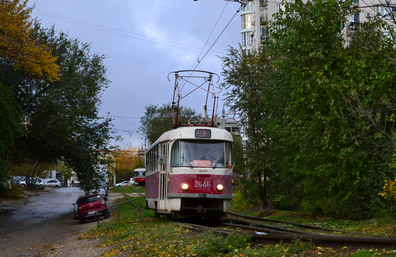 Волгоград, Tatra T3SU (двухдверная) № 2646