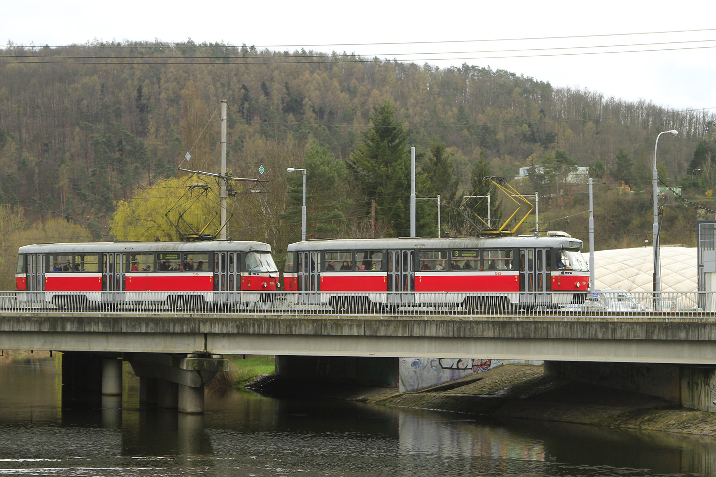Brno, Tatra T3P № 1583; Brno, Tatra T3P № 1576
