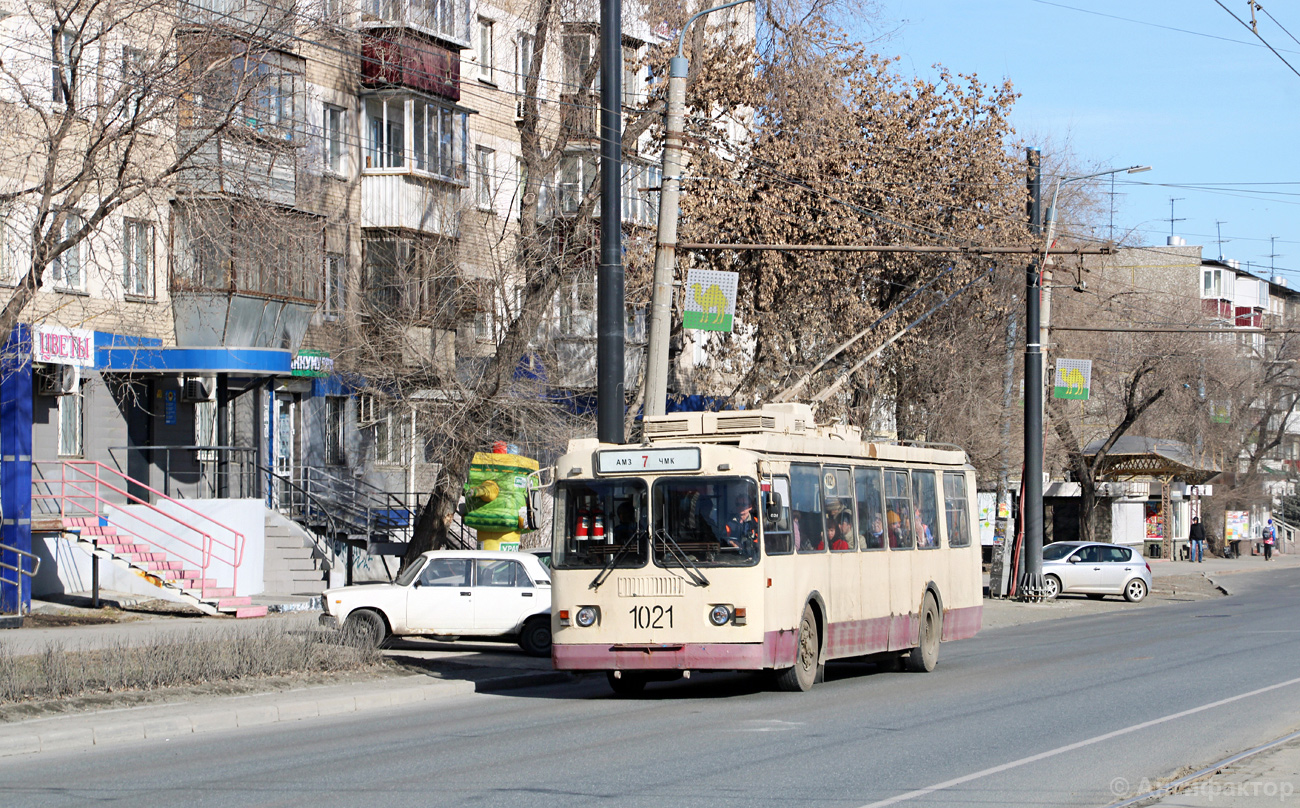 Челябинск, ЗиУ-682Г-016 (017) № 1021
