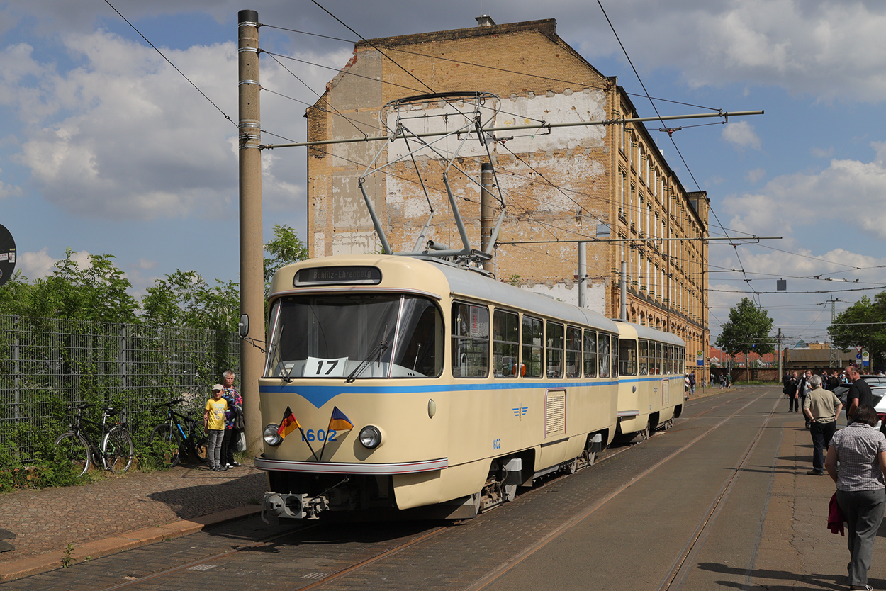 Lipsko, Tatra T4D č. 1602; Lipsko — 150 years tram in Leipzig