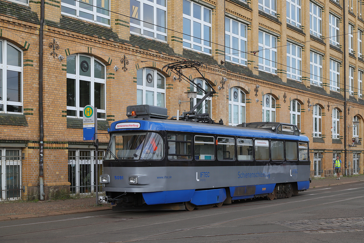 Leipzig, Tatra T4D-S / P # 5091; Leipzig — 150 years tram in Leipzig