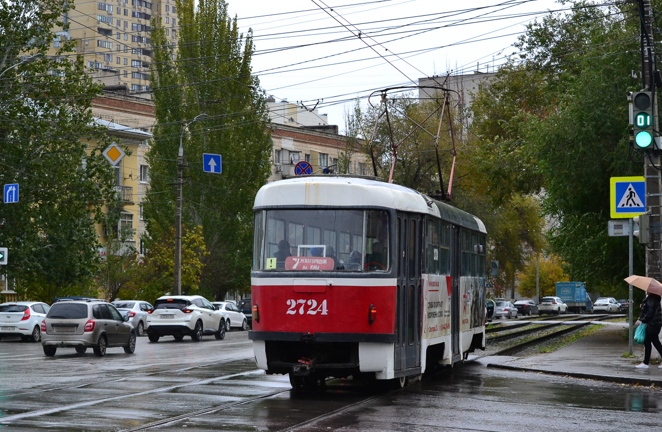 Волгоград, Tatra T3SU № 2724