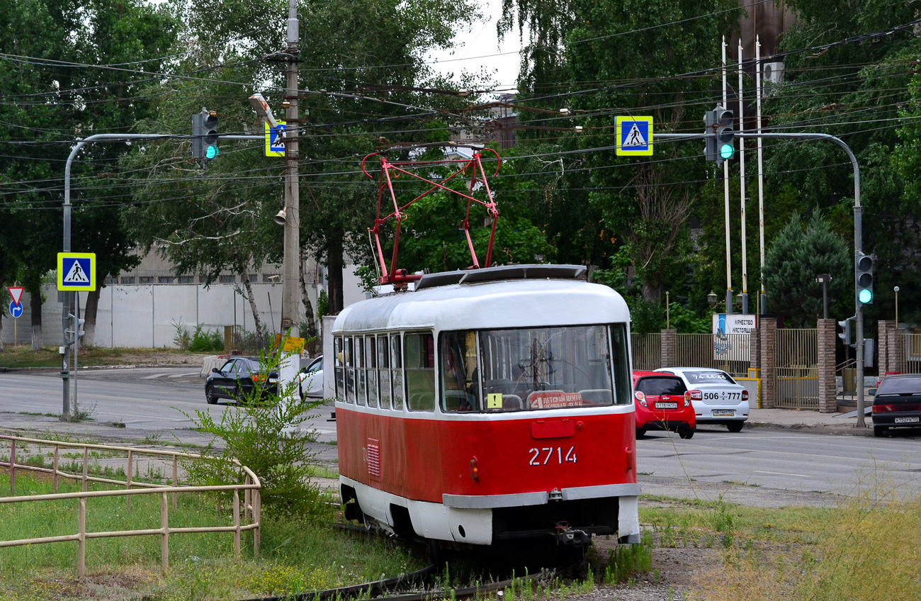 Волгоград, Tatra T3SU № 2714