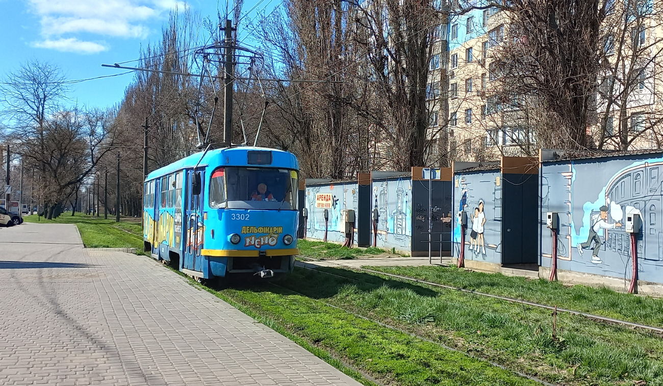 Одесса, Tatra T3R.P № 3302