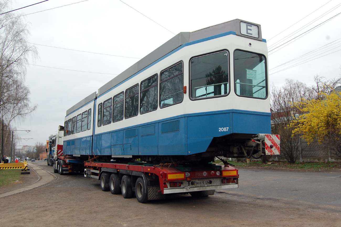 Vinnytsia, SWP/SIG/BBC Be 4/6 "Tram 2000" Br. 2087; Vinnytsia — Delivery of the second batch of Swiss trams (Tram 2000)