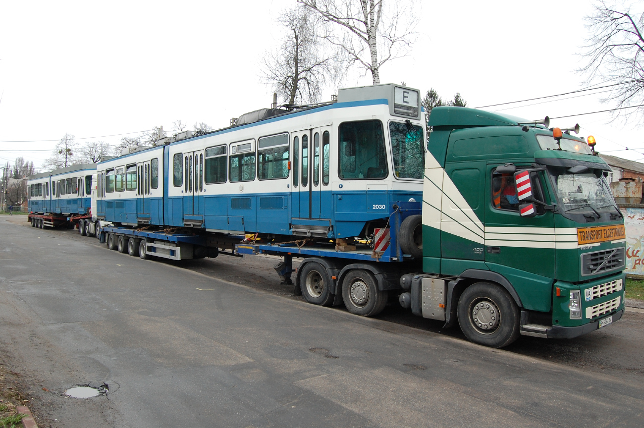Винница, SWS/SWP/BBC Be 4/6 "Tram 2000" № 2030; Винница — Постачання другої партії швейцарських вагонів (Tram 2000)