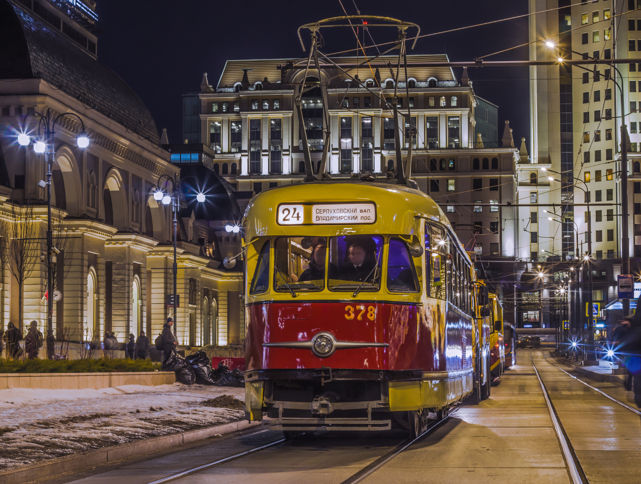 Москва, Tatra T2SU № 378