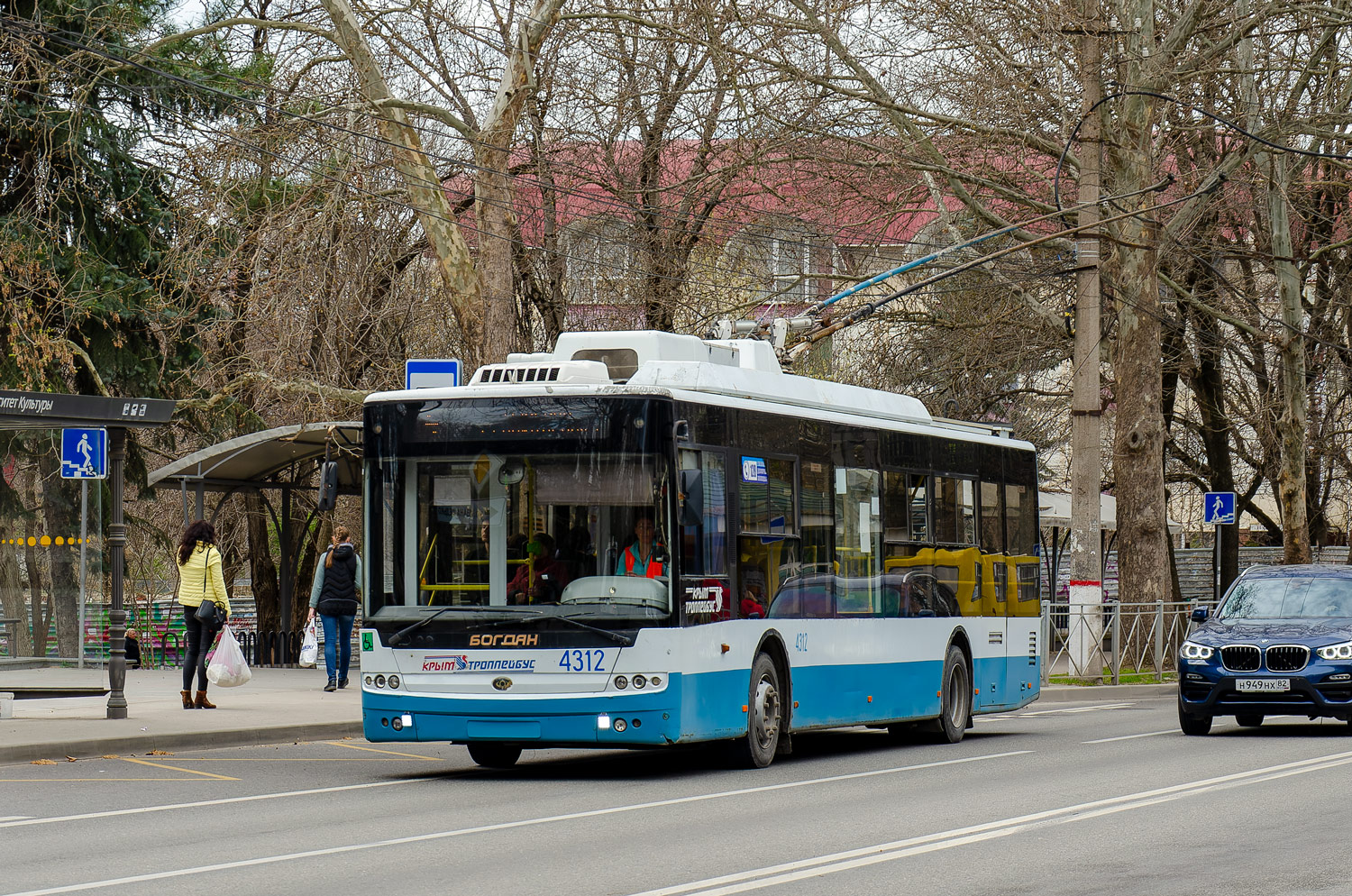 Крымский троллейбус, Богдан Т70110 № 4312