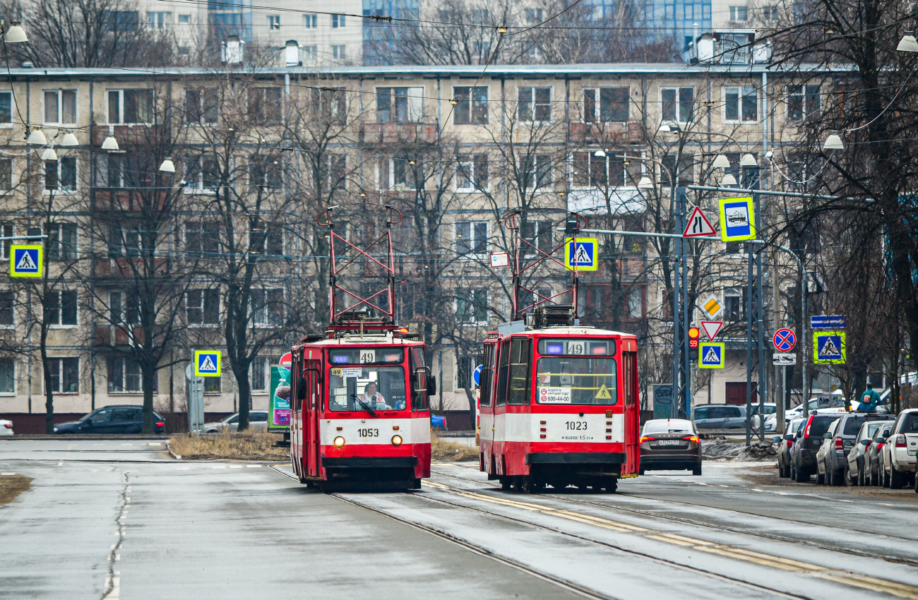 Санкт-Петербург, ЛВС-86К № 1053; Санкт-Петербург, ЛВС-86К № 1023