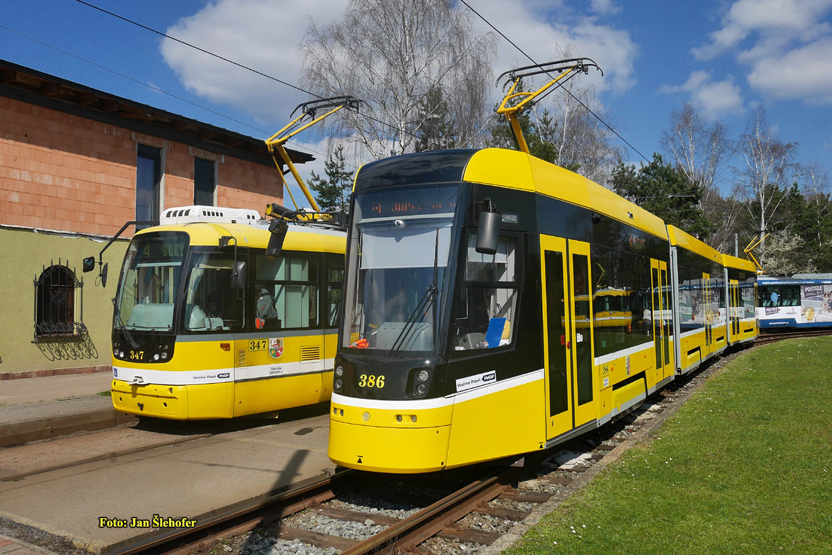 Pilsen, Škoda 40T ForCity Smart N°. 386