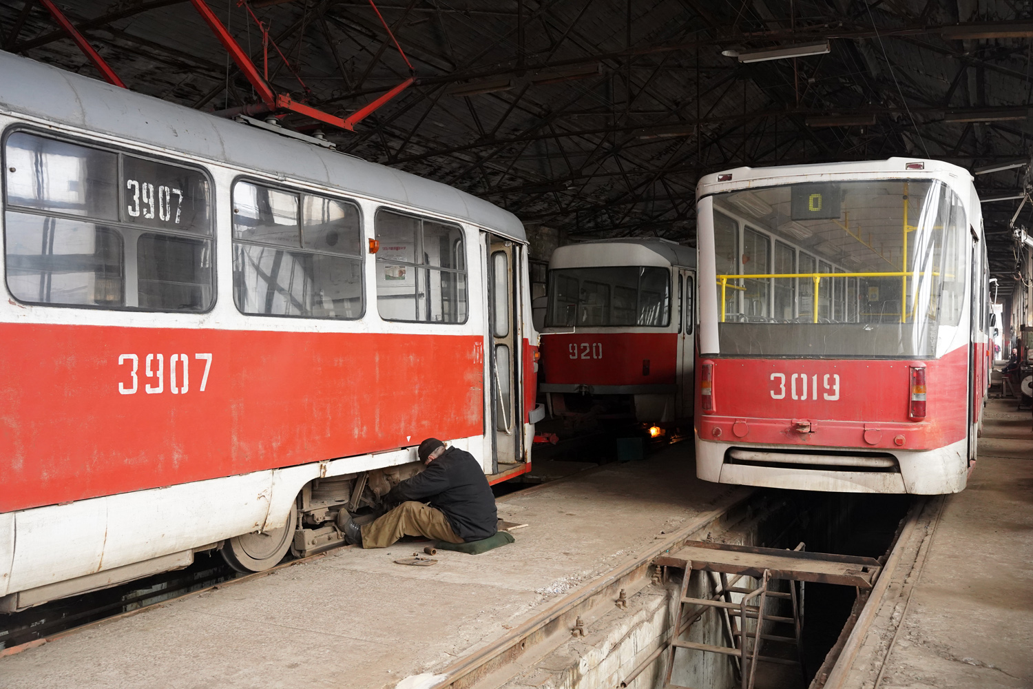 Donetsk, K1 # 3019; Donetsk — Miscellaneous tram photos