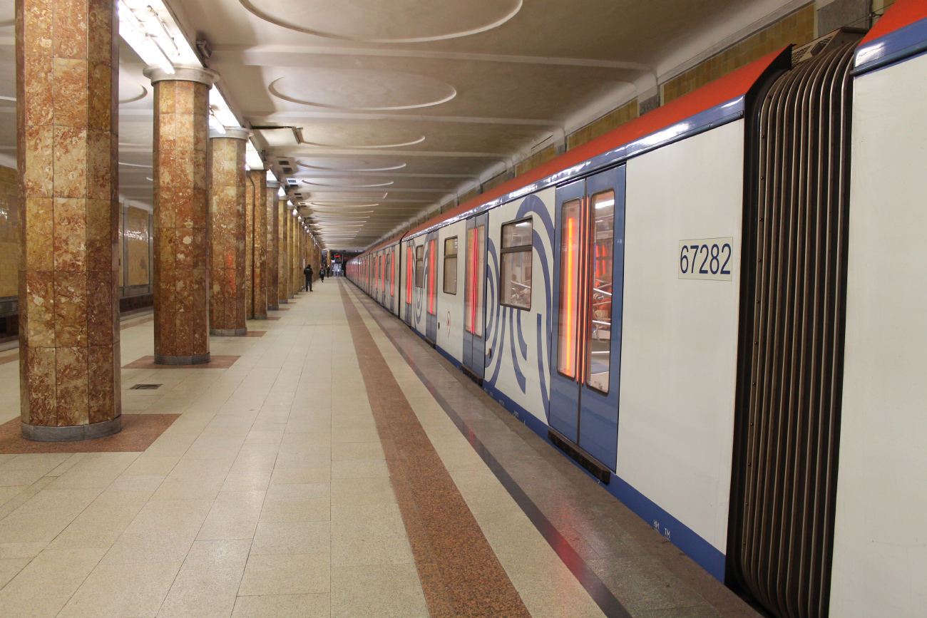 Москва, 81-767.4 «Москва 2019» № 67282; Москва — Метрополитен — [1] Сокольническая линия