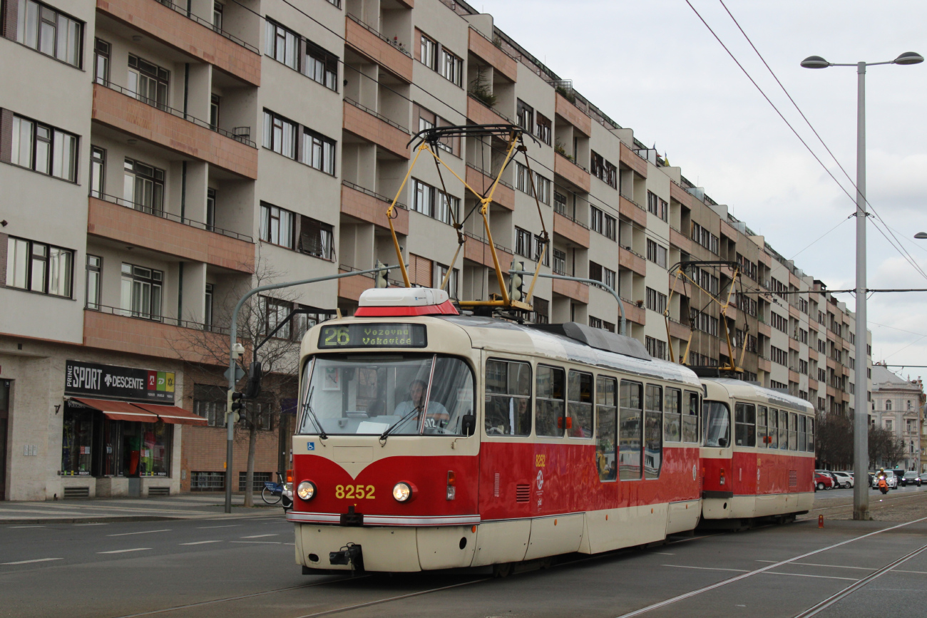 Прага, Tatra T3R.PLF № 8252