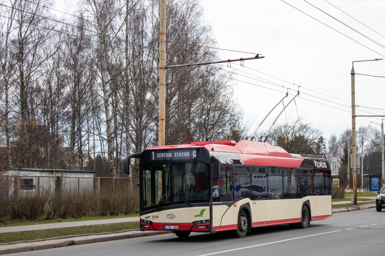 Вильнюс, Solaris Trollino IV 12 Škoda № 2746