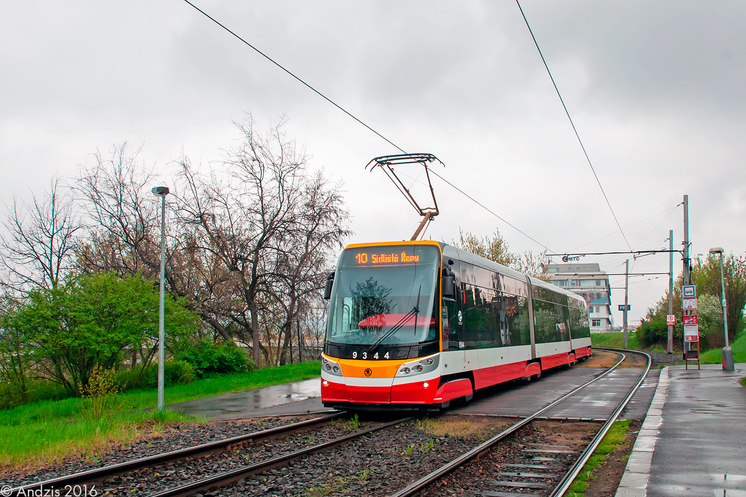 Прага, Škoda 15T4 ForCity Alfa Praha № 9344